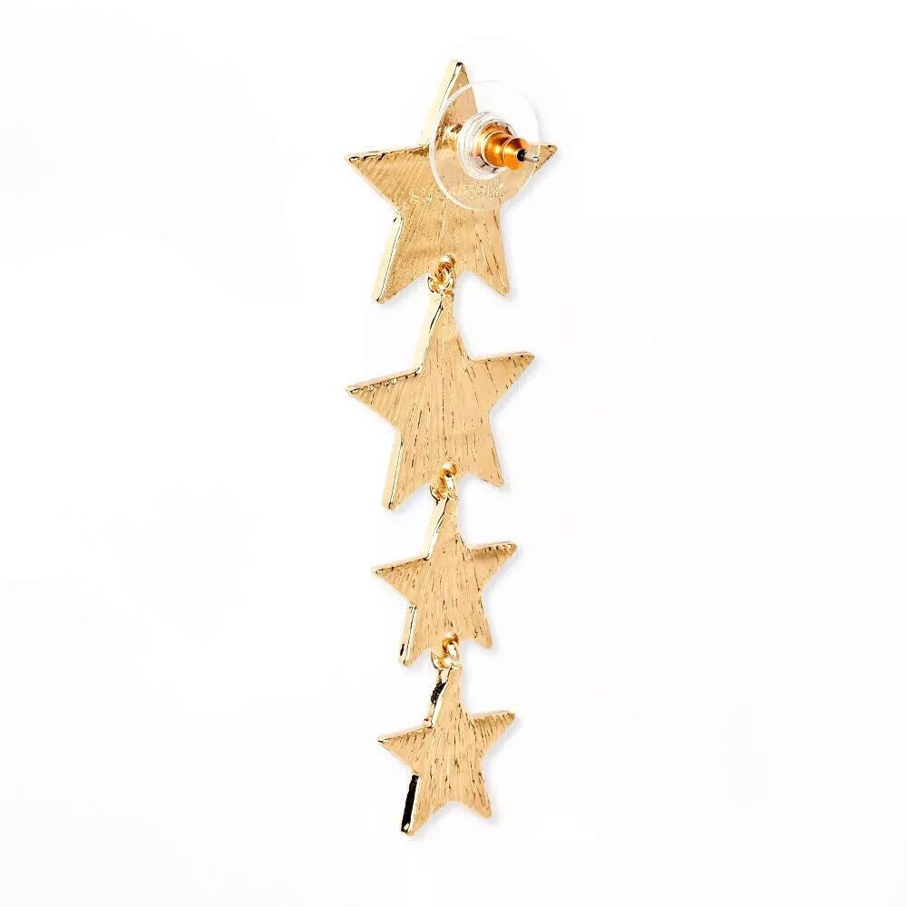 SUGAR FIX "SHOOTING STAR" STATEMENT EARRINGS (Nickel Free) NEW!!! - Picture 2 of 6